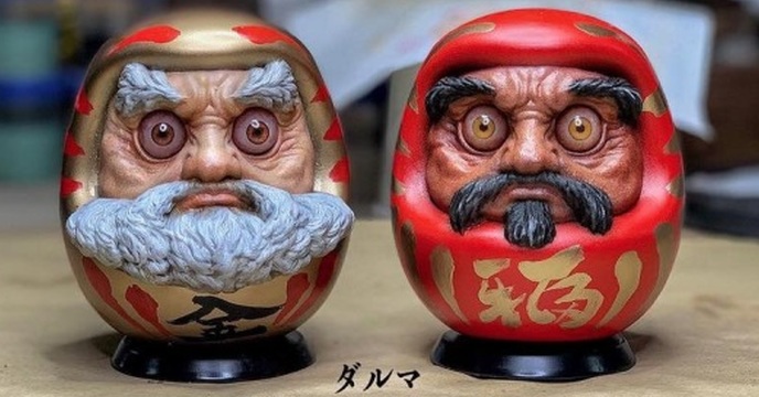 超擬真達摩!! 新年限定 Mini Daruma Doll by Lustre Effects Studio 光澤作用工作室