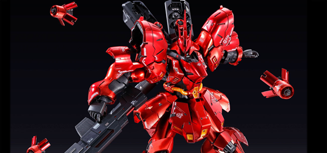 RG 《機動戰士鋼彈逆襲的夏亞》『沙薩比［特殊鍍膜版］』華麗登場！1