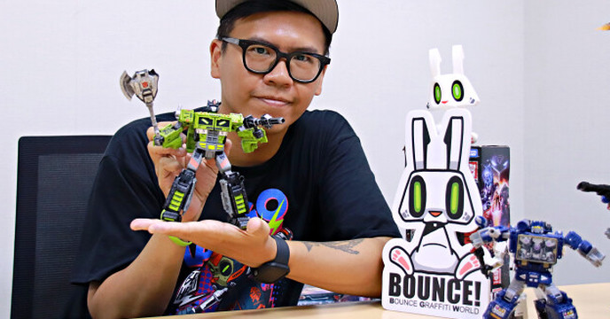 《變形金剛35周年》匿蹤街頭的塗鴉先驅BOUNCE：「想跟柯博文一起耍帥使壞」