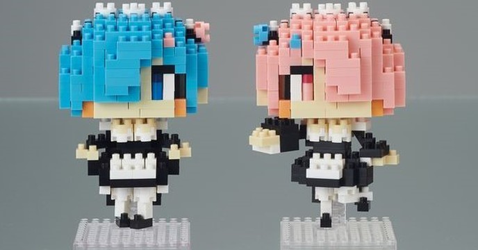 雷姆&拉姆積木化！nanoblock 《Re:從零開始的異世界生活》萌萌登場《Re：ゼロから始める異世界生活》キャラナノ レム＆ラム