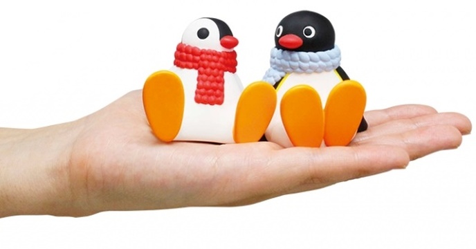可以揉捏的烏魚子～ T-ARTS《企鵝家族》綿綿軟膠轉蛋 (ピングー と ピンガ ころん と ソフビ マスコット)大尺寸療癒登場