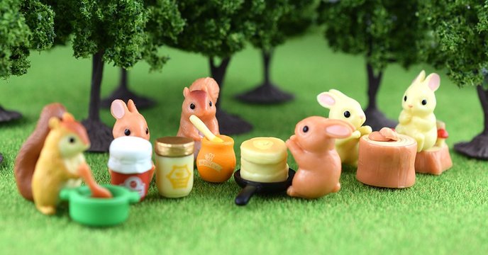 和動物們一起快樂地做點心！EPOCH 兔子與松鼠的點心製作（うさぎとリスのおやつ作り）