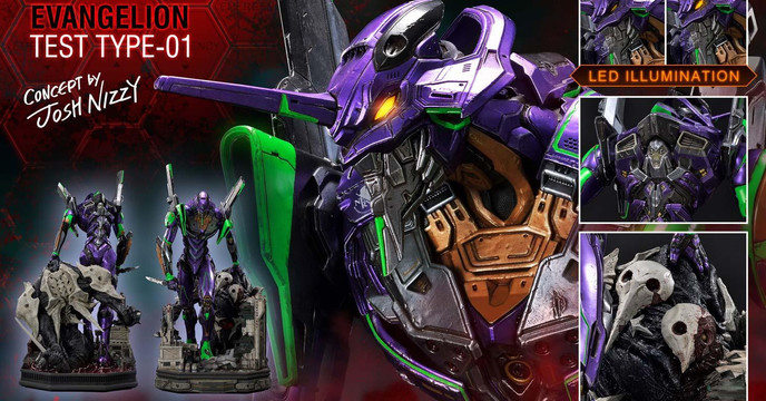  Prime 1 Studio《福音戰士 新劇場版》汎用人型決戰兵器 Evangelion（エヴァンゲリオン）初號機 EX版 雕像作品
