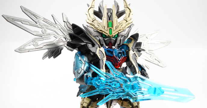 懶做遮蓋上色而用了三種油的《SD三國創傑傳》曹操wing gundam 作品分享～《叉燒會玩具分享》