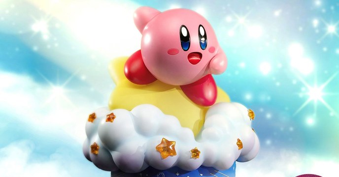 乘著星星出征去！First 4 Figures《星之卡比》站在傳送星上的卡比（WARP STAR KIRBY）12吋雕像