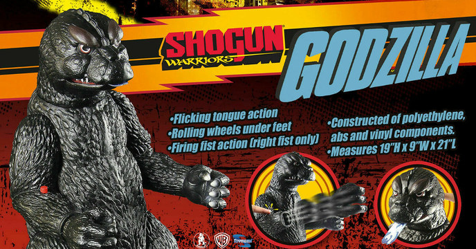 復古大尺寸重磅回歸！TOYNAMI  Shogun Warriors 哥吉拉 巨型可動搪膠玩具（Shogun Warriors 1964 Godzilla Jumbo Figure）