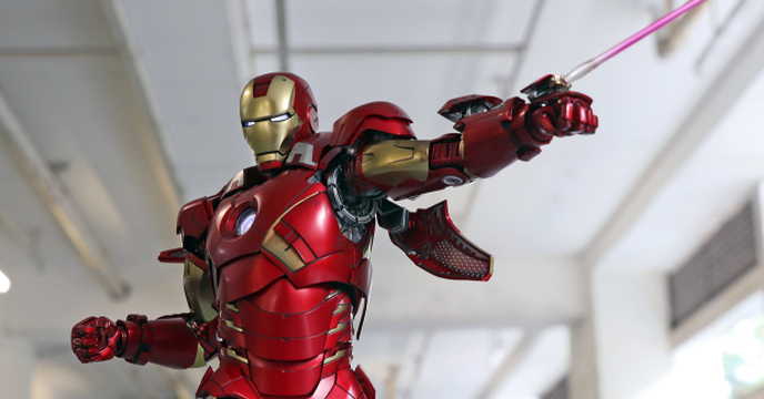 [D.M.S. 玩具報告] 現時 Hot Toys Iron Man 最頂峰之作 - MMS500D27 Iron Man MK VII (Die Cast)