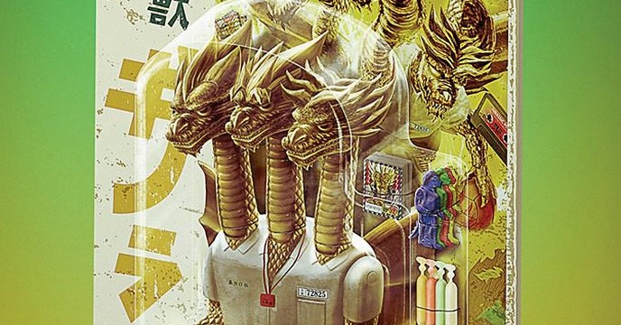 金光閃閃登場！Goodzila《細漢時ㄟ怪獸》第二彈「基NO拉」限定T恤、海報（セハンシエ怪獣 ギノラ GHINORAH）