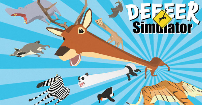 這隻鹿到底嗑了什麼？ Steam《非常普通的鹿 DEEEER Simurator》超紓壓模擬遊戲 1 月 21 日搶先體驗！