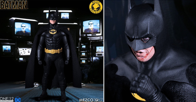 米高·基頓的招牌翹唇又來了！Mezco ONE:12 COLLECTIVE系列《蝙蝠俠》1989年版（Batman 1989 Edition）1/12 比例人偶作品