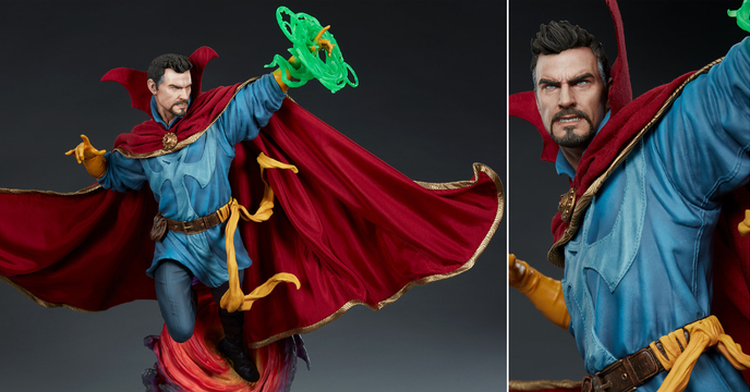 因為他很奇異～Sideshow Collectibles《奇異博士》奇異博士 1/4  比例全身雕像作品（Doctor Strange Maquette） 