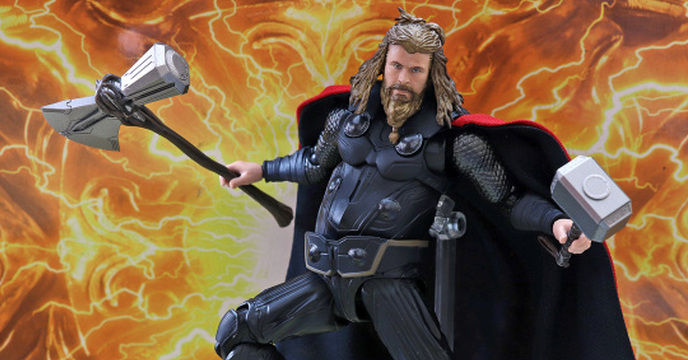 [D.M.S. 玩具報告] 我很肥！但我很好揪！ SHF - 雷神 Thor (End Game Ver)