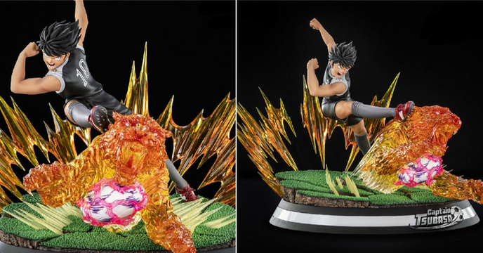踢球殺人鼻祖！Tsume-Art HQS系列《足球小將翼》日向小次郎：猛虎射球 1/6比例 全身雕像作品（Kojiro Hyuga : Tiger Shot）