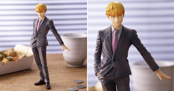 嘴遁大師帥氣登場～Union Creative《路人超能100 Ⅱ》靈幻新隆 PVC塗裝完成品（れいげん あらたか）