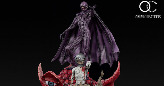 轉生為魔的漆黑之翼... Oniri Creations《烙印勇士》費姆特 闇之翼 1/6比例 全身雕像（FEMTO – THE WINGS OF DARKNESS）