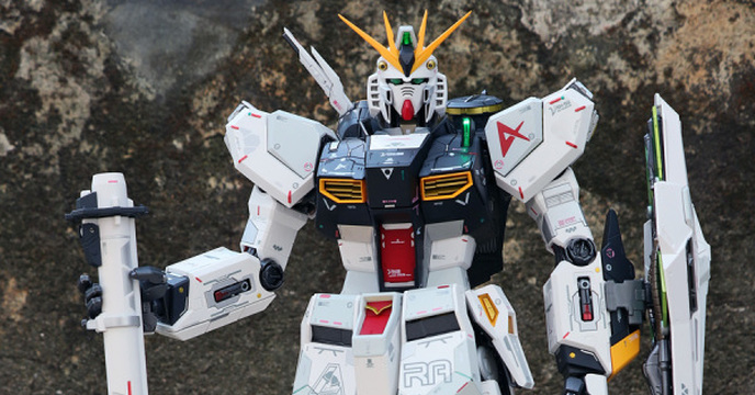 玩物人 D.M.S. 百篇分享突破紀念！阿寶尼爾的棺柩 Vers.6 - Bandai 解體匠機 - 1/60 Nu Gundam