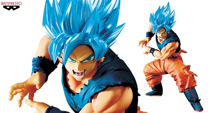閃耀的SSGSS藍髮～BANPRESTO MAXIMATIC系列《七龍珠超》孫悟空 第二彈 景品（ドラゴンボール超 MAXIMATIC THE SON GOKU II）
