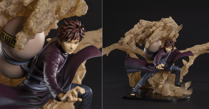 強大奔流的砂瀑防禦！Figuarts ZERO《火影忍者疾風傳》我愛羅- 絆Relation（疾風伝絆）PVC塗裝完成品