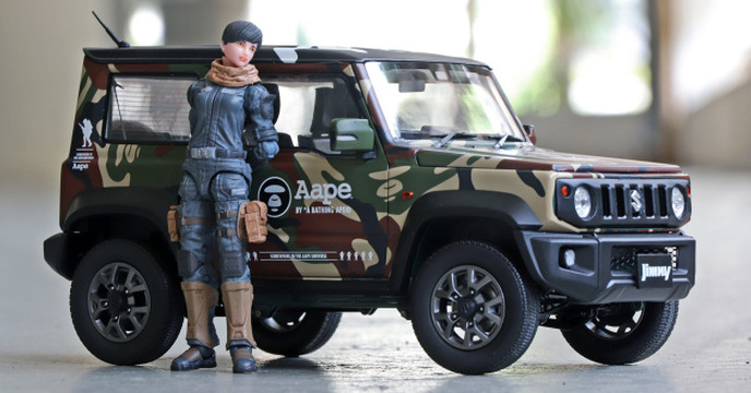 Douglas Motors Series Report File 005 - 猿人的進化 PopRace - 1/18 Suzuki Jimny Sierra X Aape
