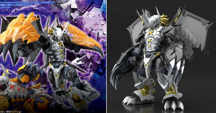 漆黑龍戰士登場～Figure-rise Standard [AMPLIFIED]《數碼寶貝大冒險02》黑暗戰鬥暴龍獸（ブラックウォーグレイモン）組裝模型