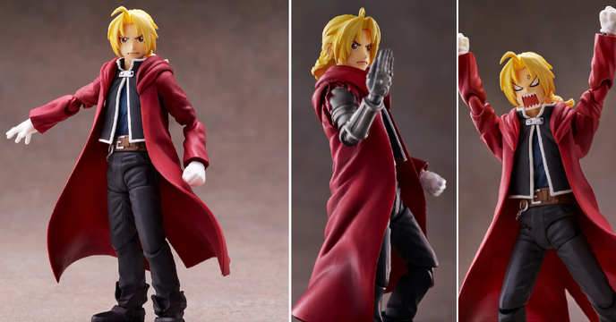 ANIPLEX+《鋼之煉金術師FULLMETAL ALCHEMIST》BUZZmod.系列「愛德華‧愛力克」1/12比例可動人偶（エドワード・エルリック）