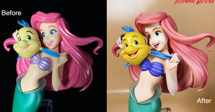 『Toyman Eddie』迪士尼公主重繪 - SEGA系列『美人魚公主 愛麗兒マーメイド アリエル』
