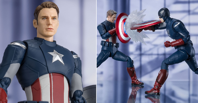 「巴奇還活著！」S.H.Figuarts《復仇者聯盟：終局之戰》美國隊長「隊長vs.隊長」版（キャプテン・アメリカ ‐≪CAP VS. CAP≫ EDITION‐）