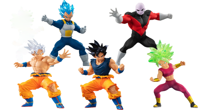 HG《七龍珠超》第六彈「覺醒！無我極境！編」轉蛋（HGドラゴンボール超06 目覚めよ！身勝手の極意！編）全五種