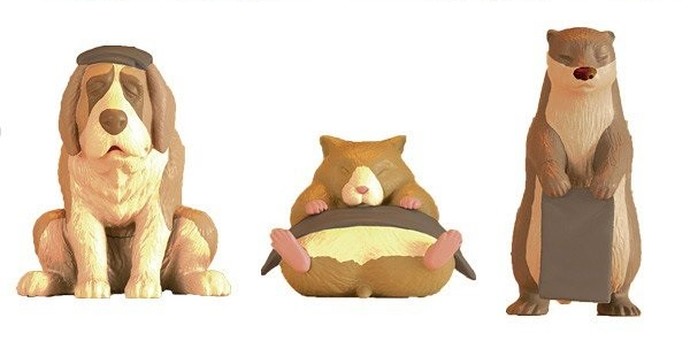 更多動物加入超酥湖的療癒三溫暖～GASHAPON「三溫暖動物2」第二彈轉蛋（どうぶつサウナ2）全五款