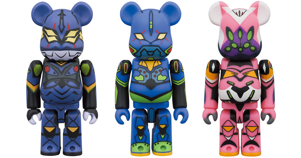 MEDICOM TOY BE@RBRICK 系列《福音戰士新劇場版》初號機、8號機β