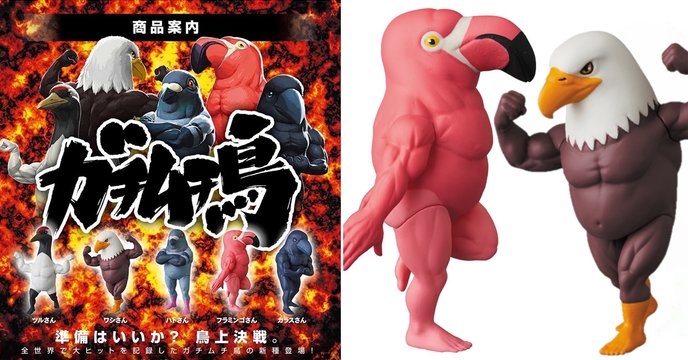 鳥上決戰三度開打！MEDICOM TOY「戰鬥筋肉鳥」轉蛋　第三彈（ガチムチ鳥 3）全五款 