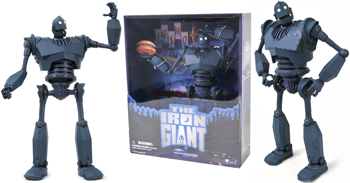 情急之下的超有趣偽裝造型現身 Diamond Select Toys 鐵巨人 鐵巨人 Iron Giant 可動人偶 Cosmo Burger 盒裝版本 2020 Sdcc 限定 玩具人toy People News