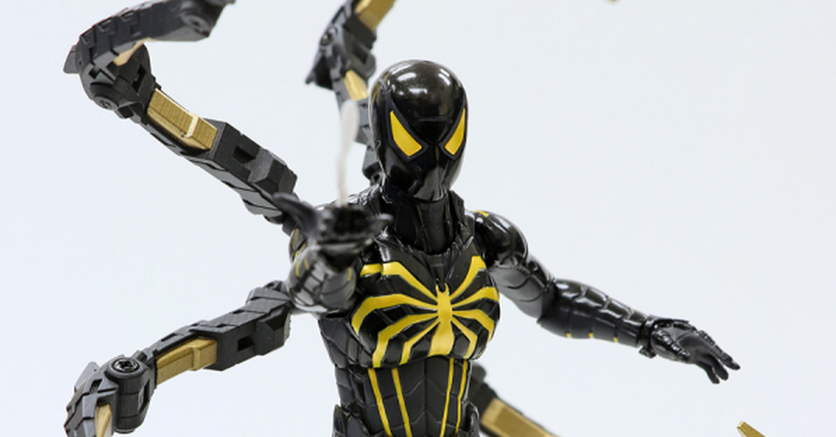 [D.M.S. 玩具報告] 黑色的誘惑...... SHF - Spider-Man Anti Ock Suit