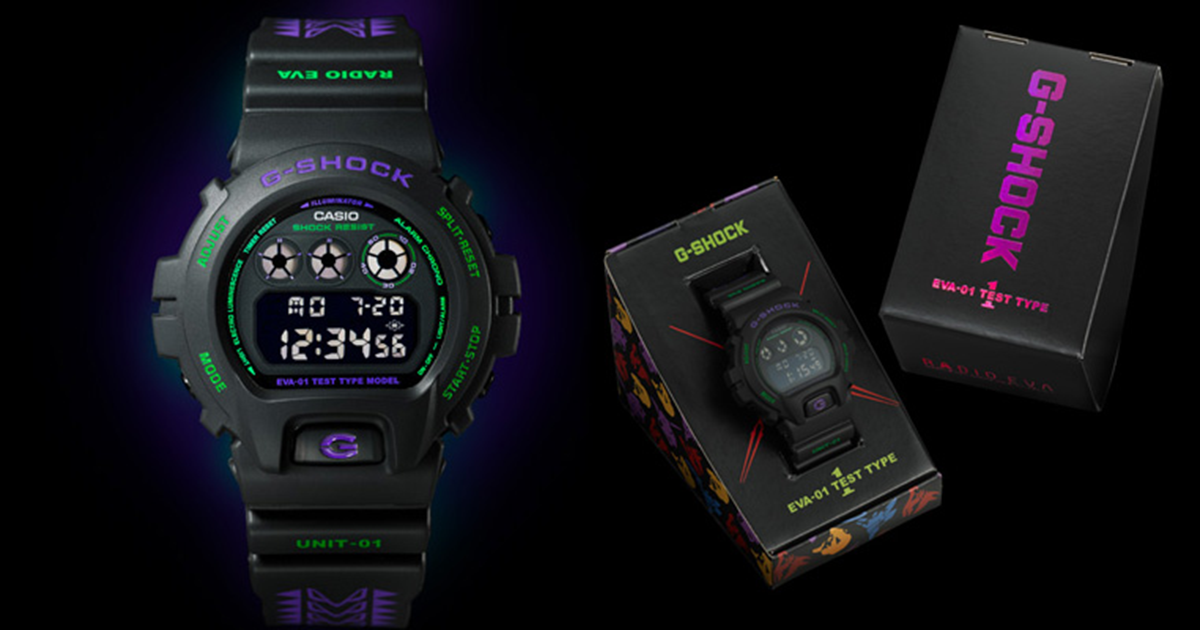 Evangelion Store 限定 G Shock 福音戰士新劇場版 原創設計手錶dw 6900 Feat Radio Eva 玩具人toy People News