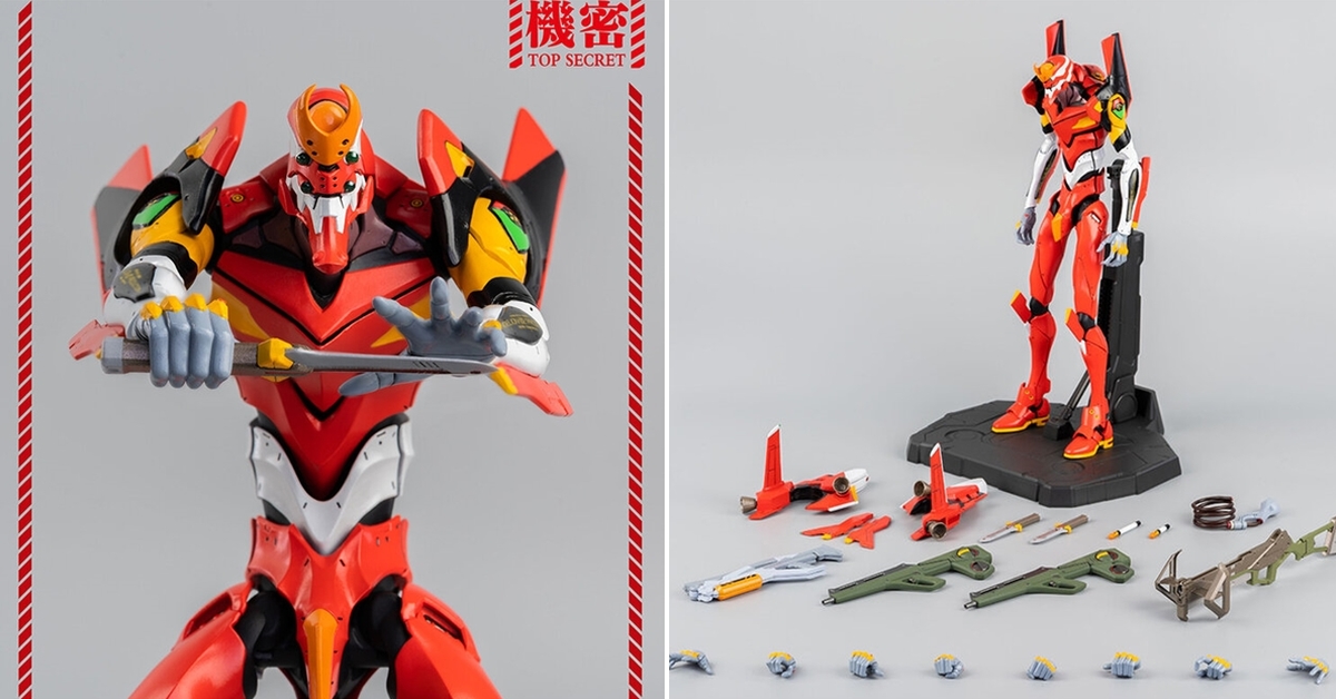 threezero《福音戰士新劇場版》ROBO道「EVANGELION 貳號機」魄力登場！（ロボ道　エヴァンゲリオン2号機）