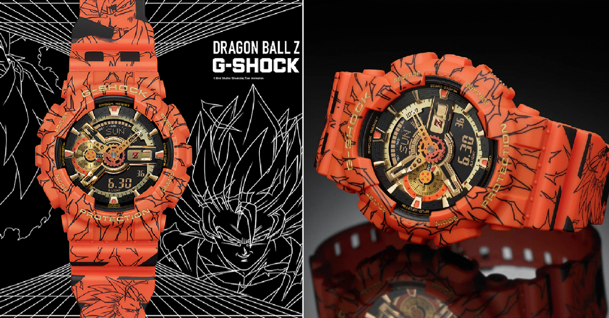 將超級賽亞人的進化歷程濃縮於腕上！G-Shock x《七龍珠 Z》超熱血悟空聯名錶款（DRAGON BALL Z GA-110JDB-1A4JR）