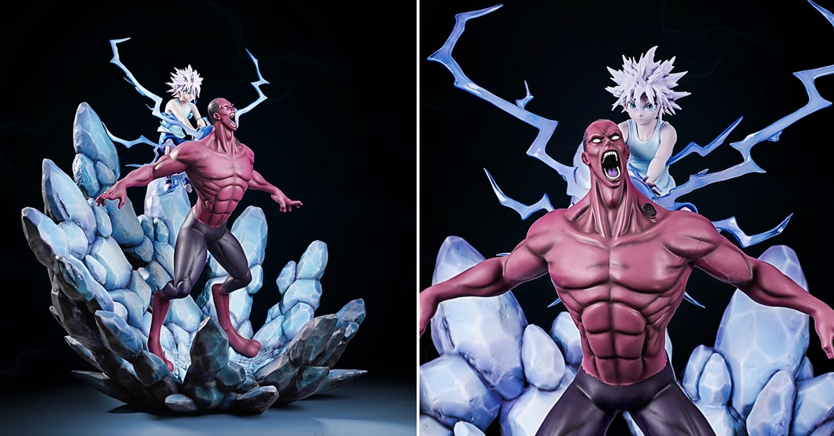 Tatsumaki Studio《獵人 HUNTER×HUNTER》令人震懾的絕望瞬間「奇犽VS尤匹」1/6比例場景雕像（Killua X Youpi  A Shocking Despair）