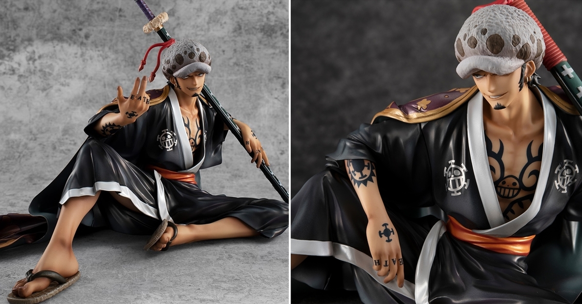 充滿挑釁的笑容～Portrait.Of.Pirates《ONE PIECE 航海王》“Warriors Alliance” 托拉法爾加·羅（トラファルガー・ロー）1/8比例 PVC 塗裝完成品
