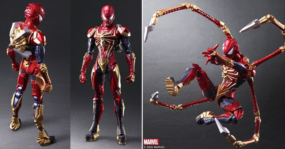 霸氣的蜘蛛鋼爪再現！BRING ARTS「MARVEL UNIVERSE VARIANT」野村哲也設計 變體版「蜘蛛人」可動人偶（スパイダーマン）