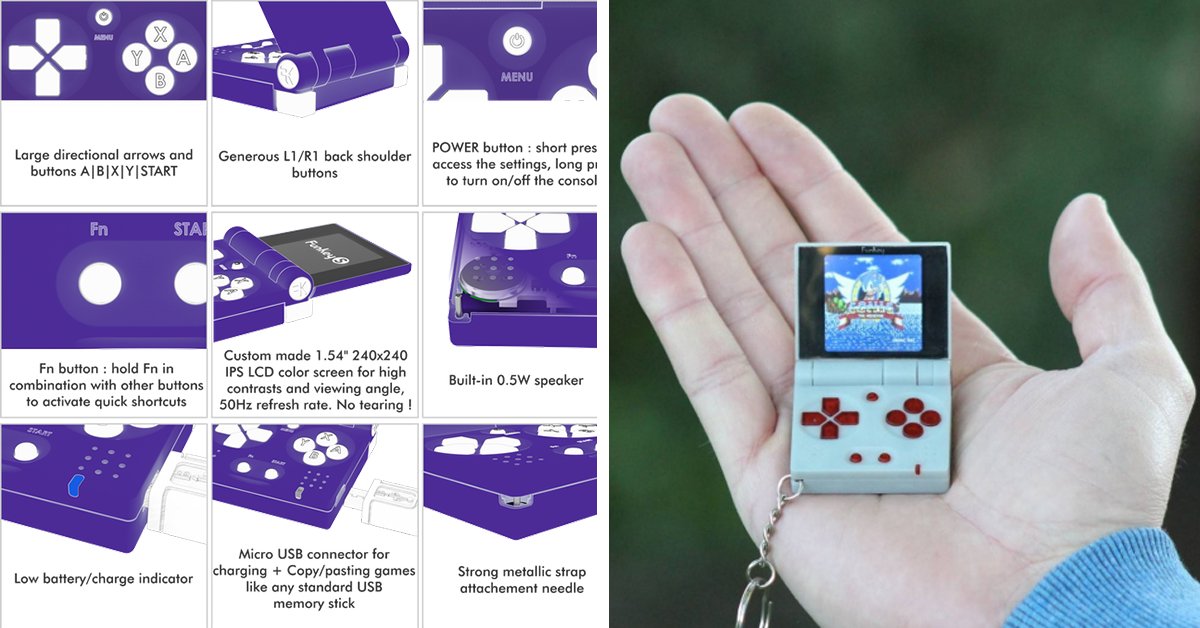 迷你GBA「FunKey S」掌機眾籌成功  價錢便宜性能還大幅提升?  等一下自由度也太高了吧XD