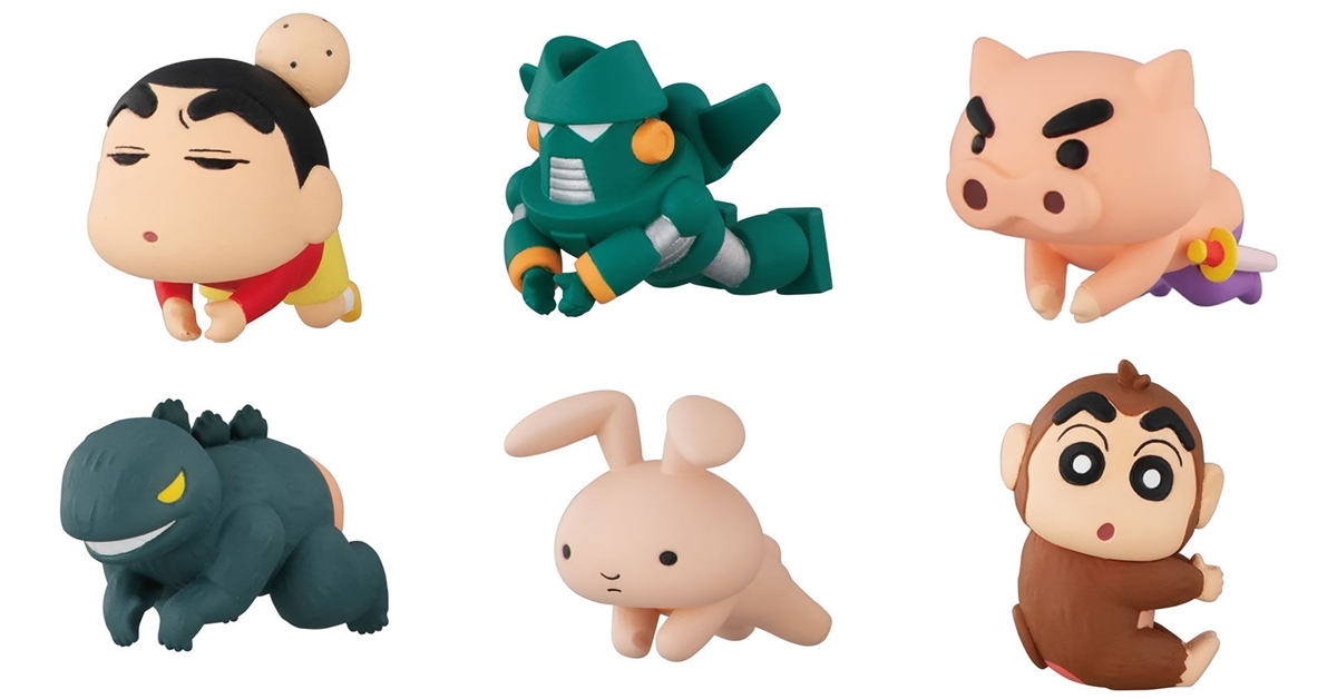 小新的經典玩具到齊啦～GASHAPON《蠟筆小新》Hugcot系列 第三彈「蠟筆小新 充電線保護套3」轉蛋（ハグコット クレヨンしんちゃん3）全六款