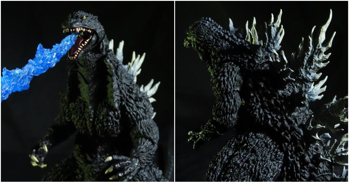 【開箱】野狼般的凶狠 S.H.MonsterArts 哥吉拉 2002(再販售版本)