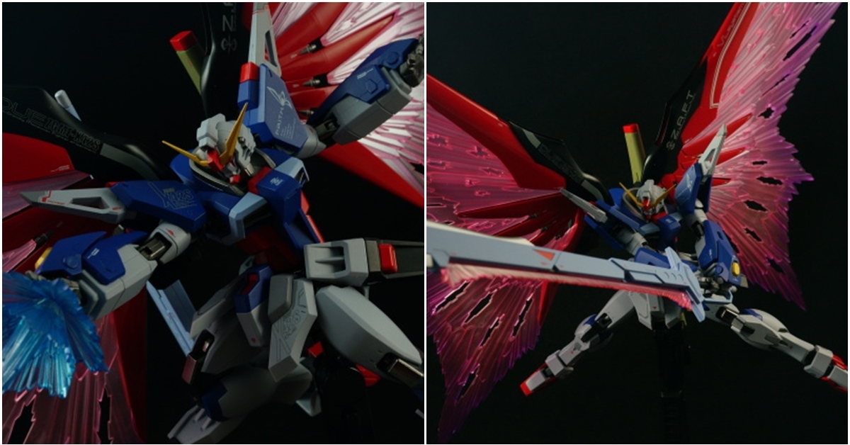 METAL ROBOT魂 DESTINY GUNDAM WING SET 命運高達 光之翼特效件