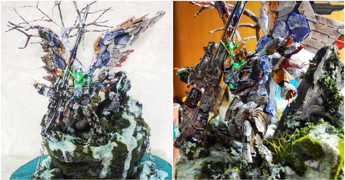 《復醒-融雪啟動》MG 飛翼鋼彈 場景製作