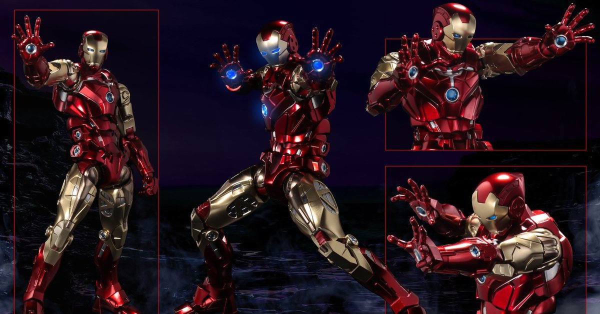 千值練 全新系列 Fighting Armor 首彈「鋼鐵人」漫畫版可動人偶登場！