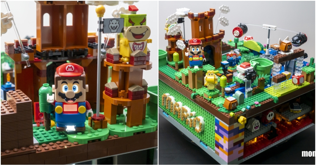 这个太疯了啦！！世上唯一套改建LEGO super mario