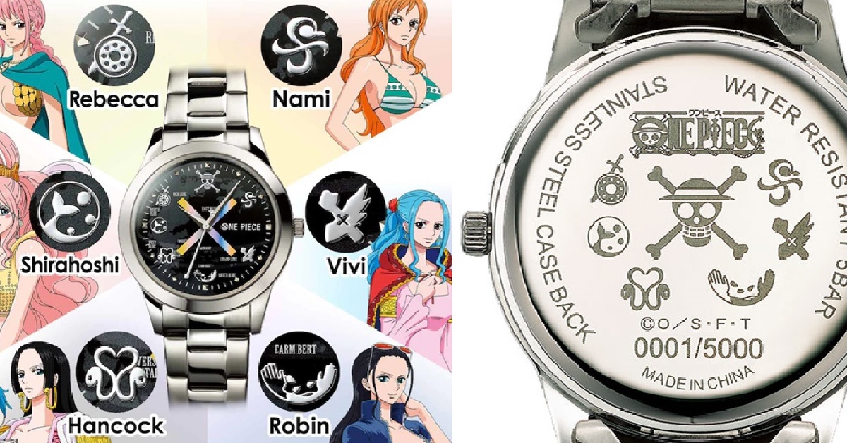 與六位女角的友情羈絆！PREMICO《ONE PIECE 航海王》「相遇的航路」限量錶