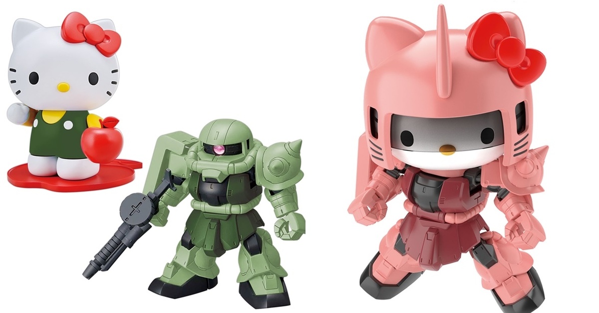 薩克 x Hello Kitty 終於登場！SDCS 系列 Hello Kitty / 夏亞專用薩克II、量產型薩克II 組裝模型