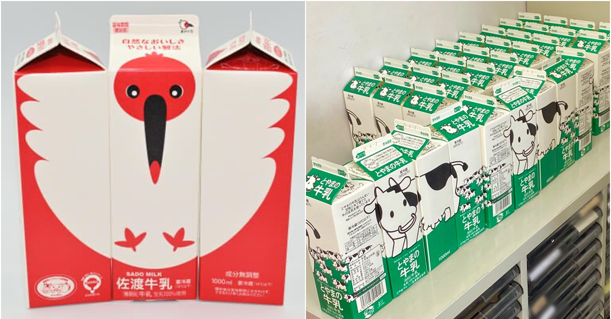 不是只有俄羅斯才有！日本超商的合圖牛奶盒一樣超可愛  迅速成為網路話題～
