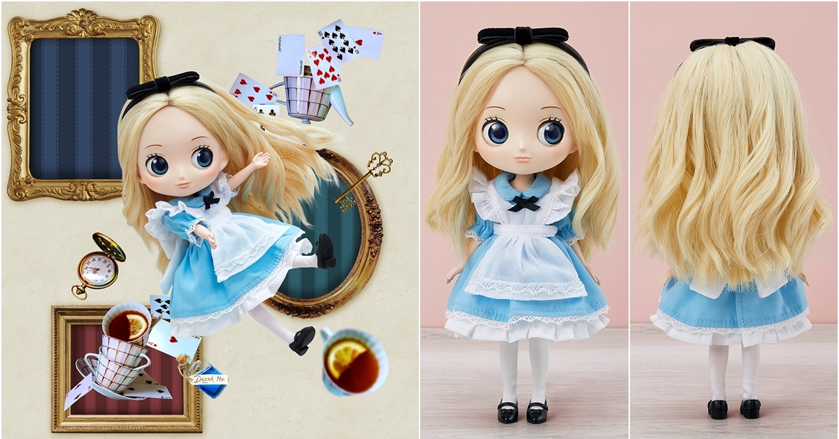 新系列Q posket Doll《愛麗絲夢遊仙境》迪士尼角色~愛麗絲~水汪汪大眼超夢幻！